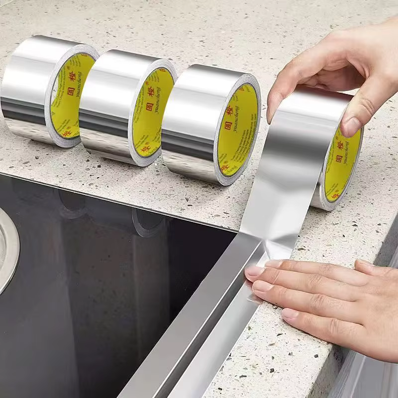1 rouleau de ruban adhésif épais en aluminium pour cuisine