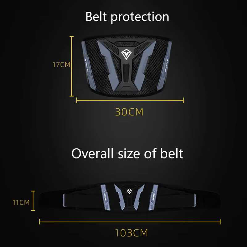 Accessoires de protection de taille de moto pour hommes, Support de rein d'équitation, équipement de Motocross, attelle de sécurité pour cyclisme, articles de Protection