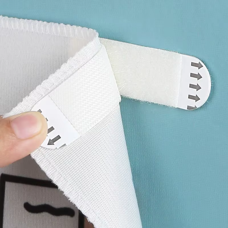 Bande adhésive amovible à boucle à crochet
