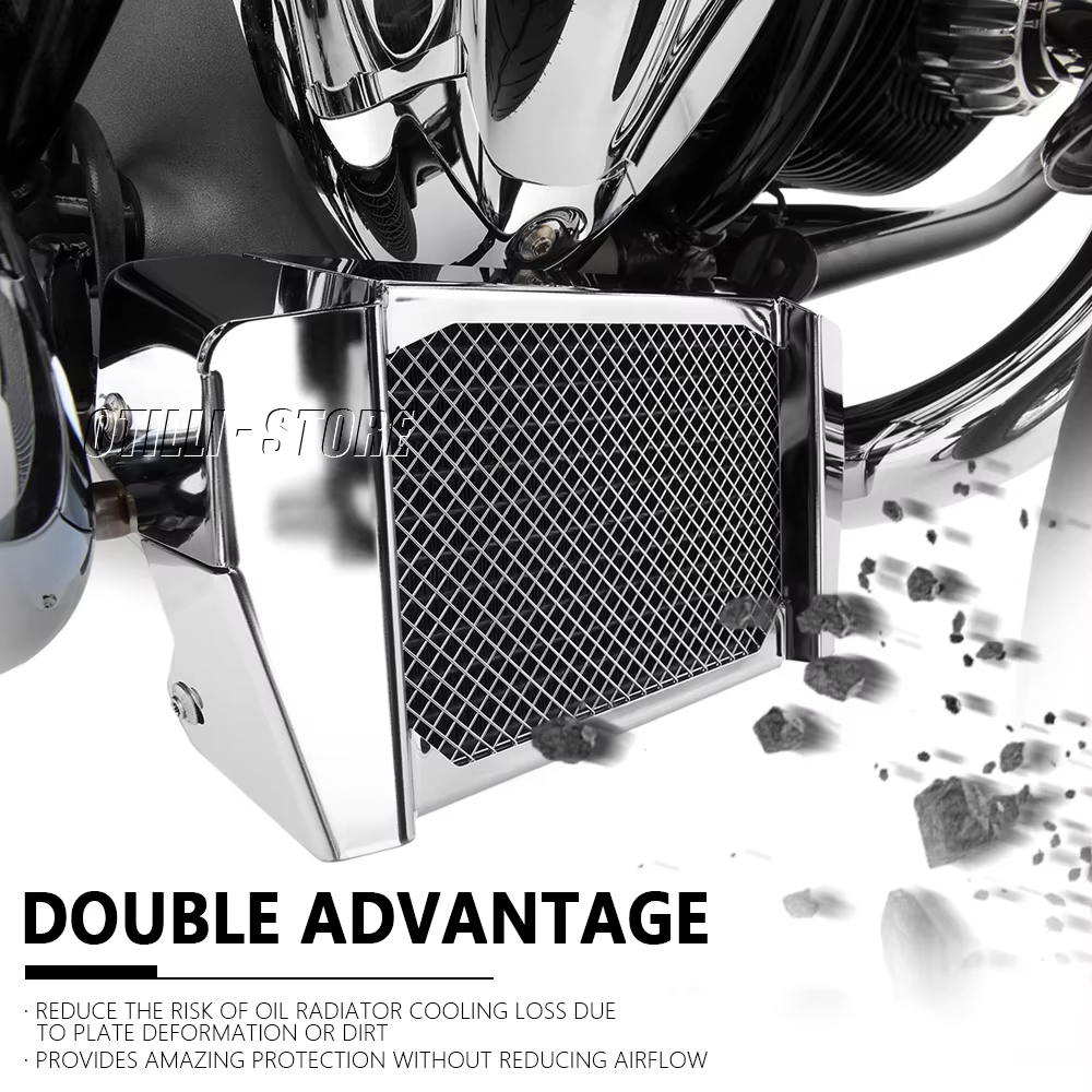 Couvercle de Protection de calandre de radiateur pour moto R 18 2020 2021, Protection de refroidisseur d'huile pour BMW R18 B / Classic / Transcontinental