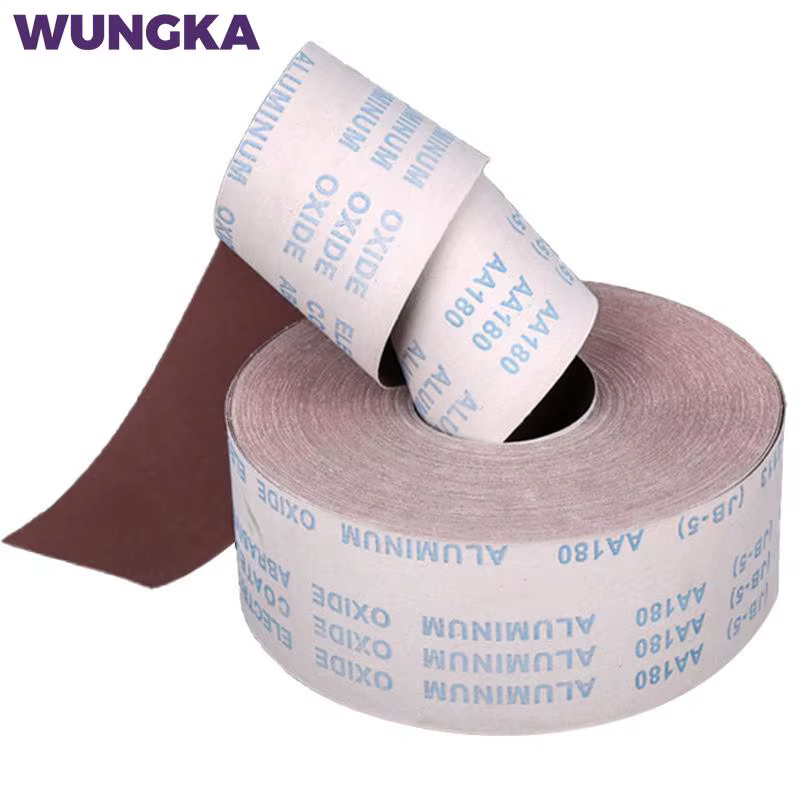 Rouleau de papier de verre 1 ou 5M 4 ''100mm de largeur