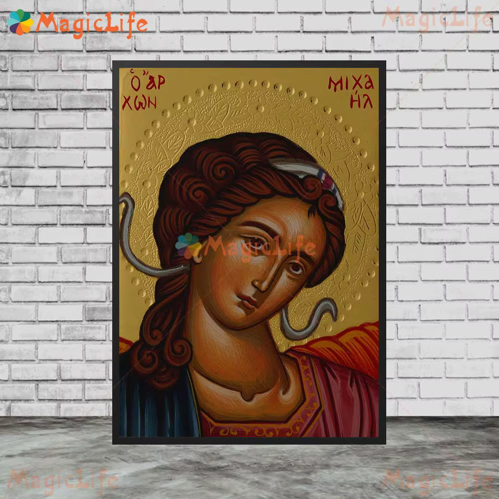 Saint Michael orthodoxe archange Gabriel Religion images murales pour salon affiche nordique mur Art toile peinture sans cadre