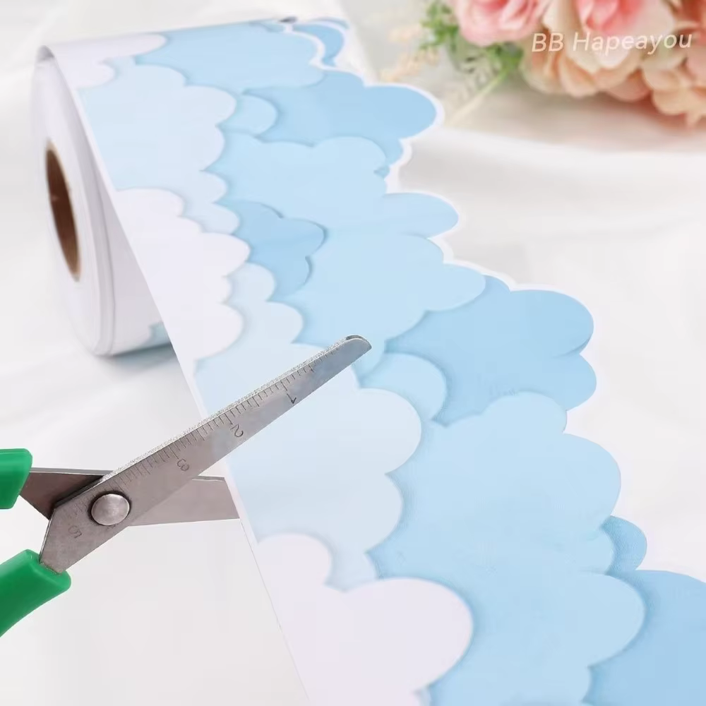 1 rouleau nouveau papier tableau bordure 7.5cm bricolage