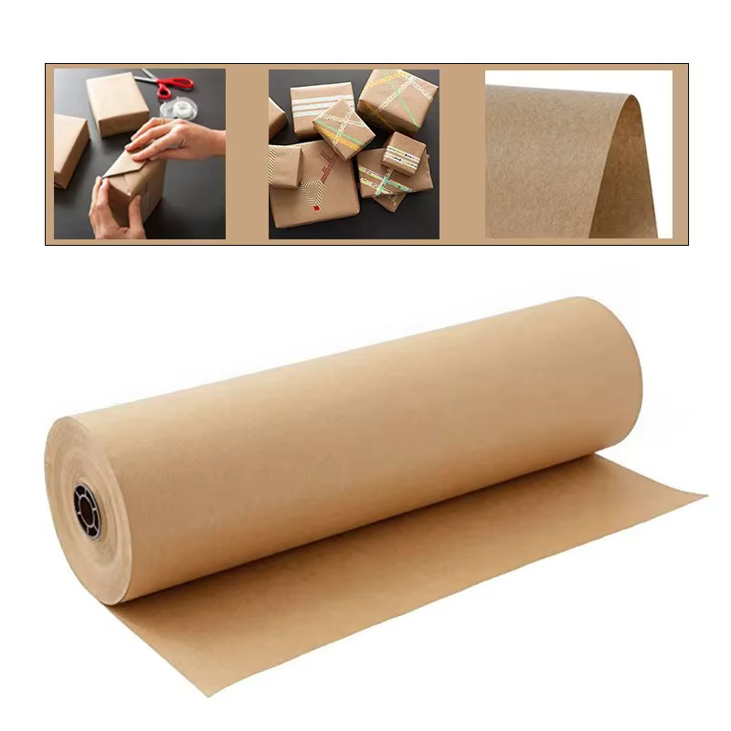 Rouleaux de papier kraft marron