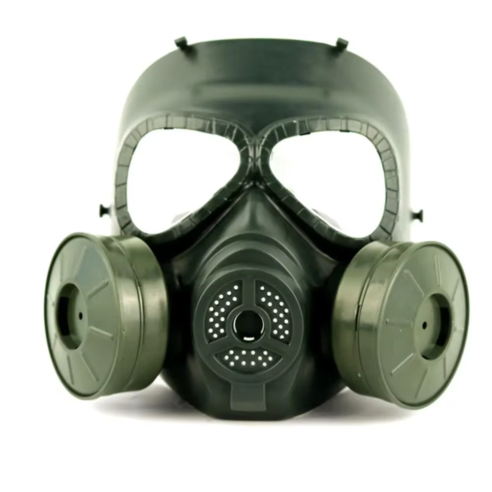 Masque à gaz complet pour airsoft, protection de cosplay, masque d'irateur de protection, masque de tir, masque de chasse, masque d'équitation, masque de jeu CS