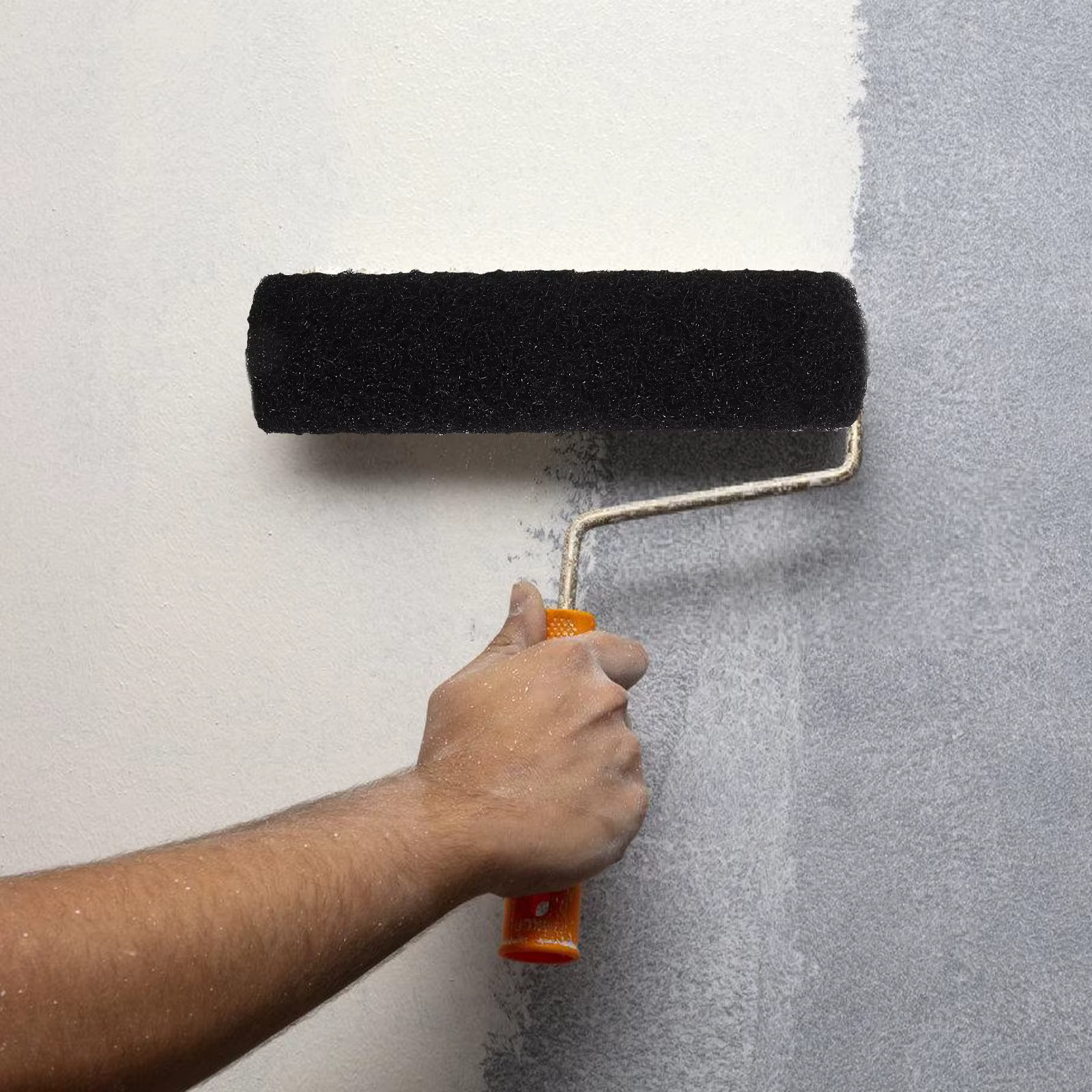 Rouleau applicateur de mastic pour cloisons sèches noir de 9 pouces