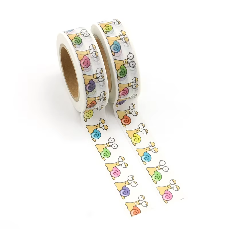 Bandes adhésives décoratives en papier Washi