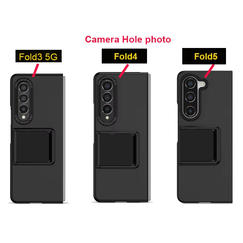 Pour Galaxy Z Fold7 étui avec béquille intégrée support caméra Protection anti-rayures couverture noir bleu vert pour Z Fold 4/5/6