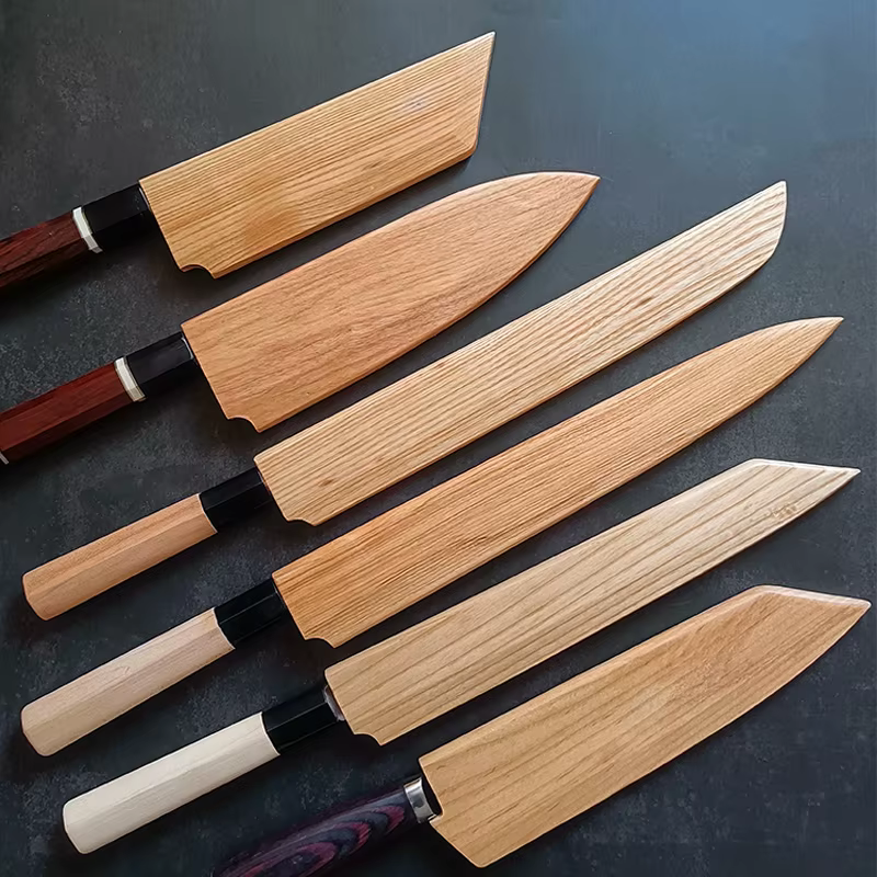 Fourreau de couteau en bois de Chef, fourreau de cuisine multifonction étui de couteau de poche japonais protecteur de lame porte-couvercle porte-outil