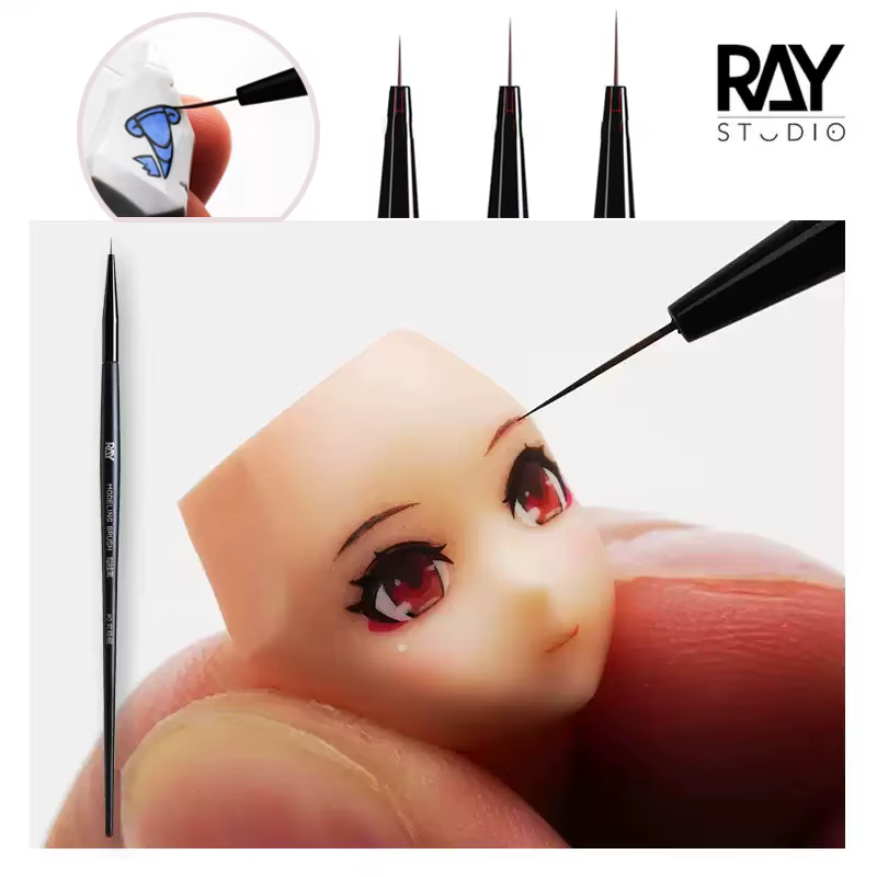 RAYSTUDIO # 0 # 1 # 2 pinceaux de modélisation Ultra-fins