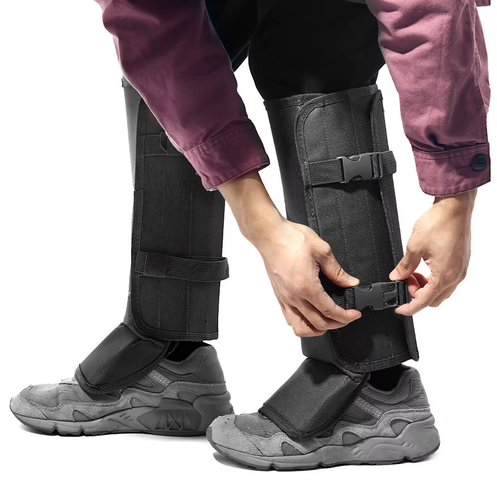 1 paire de guêtres serpent pour la Protection des jambes, pour randonnée en plein air, guêtres Anti-serpent réglables, Protection contre les morsures de serpent