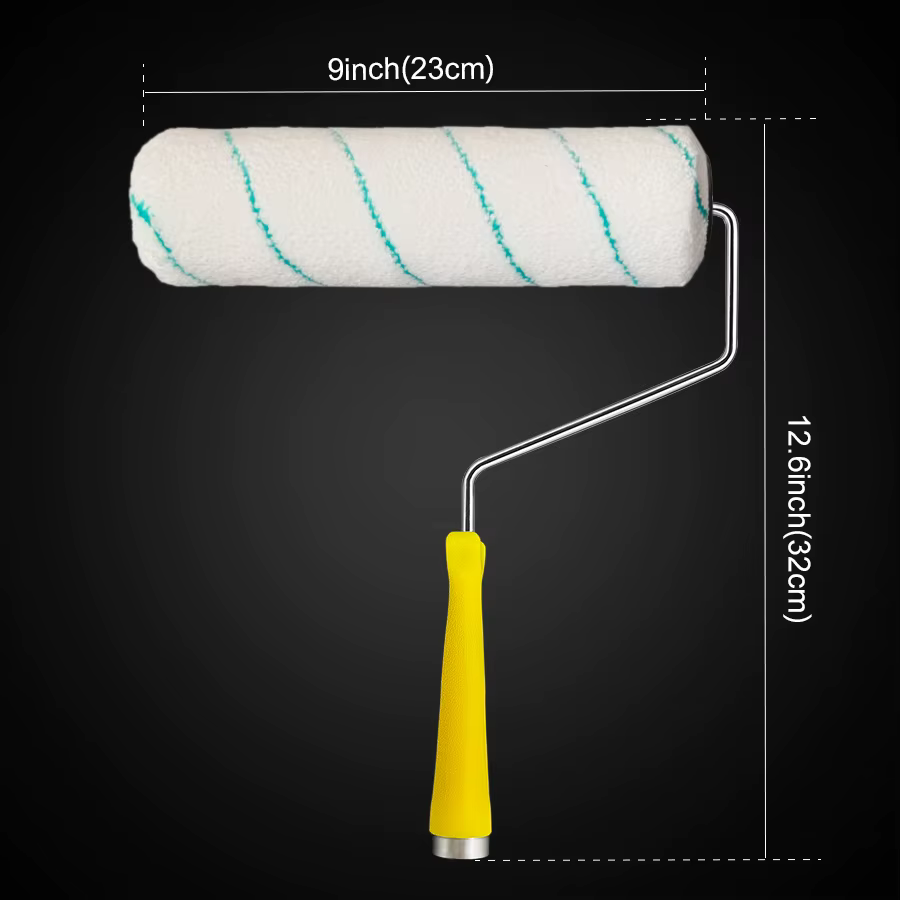 10 rouleaux de peinture en microfibre tissée de 9 pouces x 1