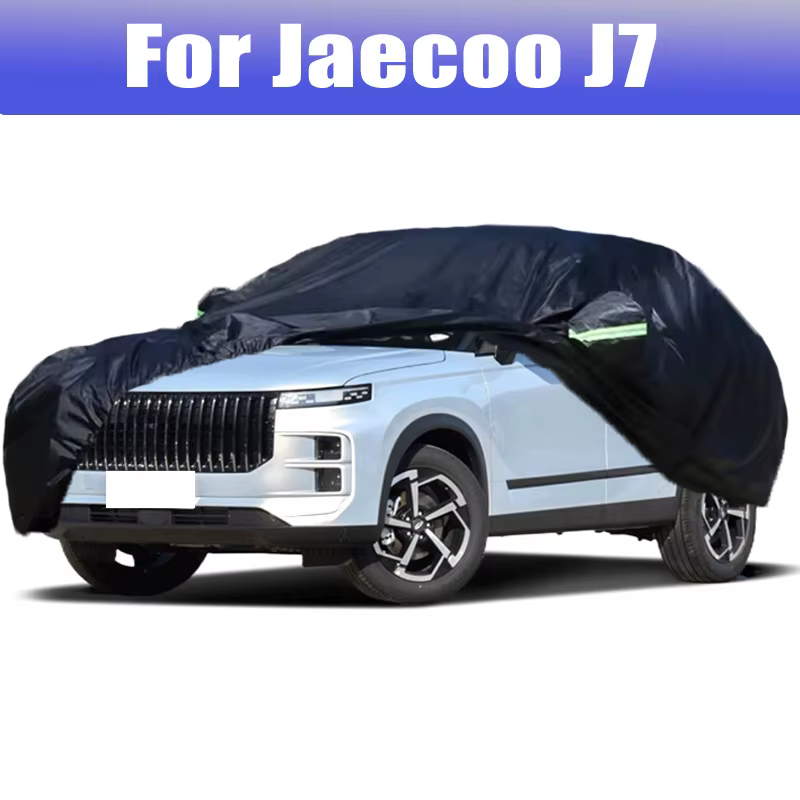 Housse de protection complète pour voiture Jaecoo J7, protection extérieure contre la neige, l'eau de pluie, le soleil, la poussière, les rayures, accessoires de voiture