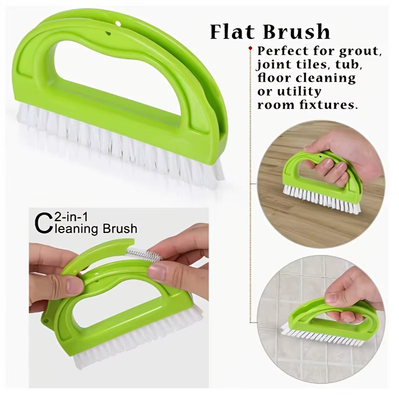 Brosse de nettoyage de joints de carrelage deux