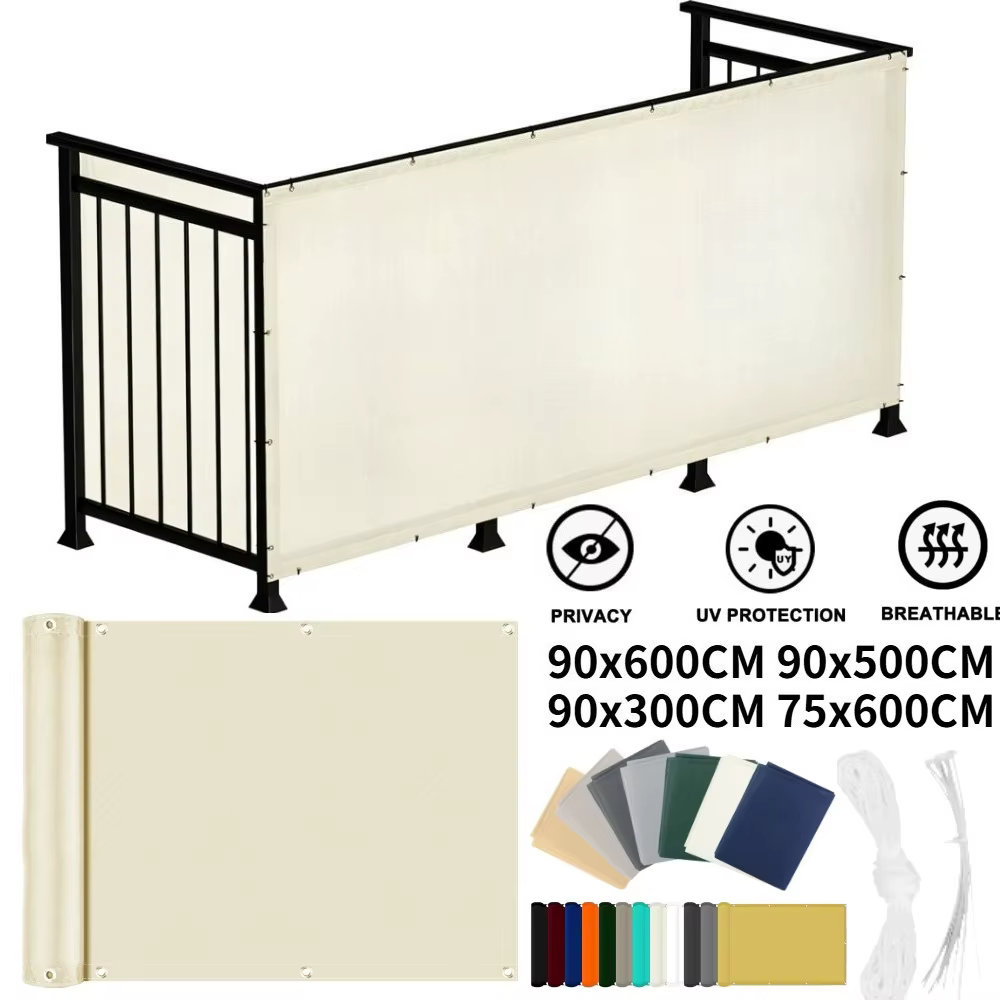 Bâche de protection imperméable pour clôture