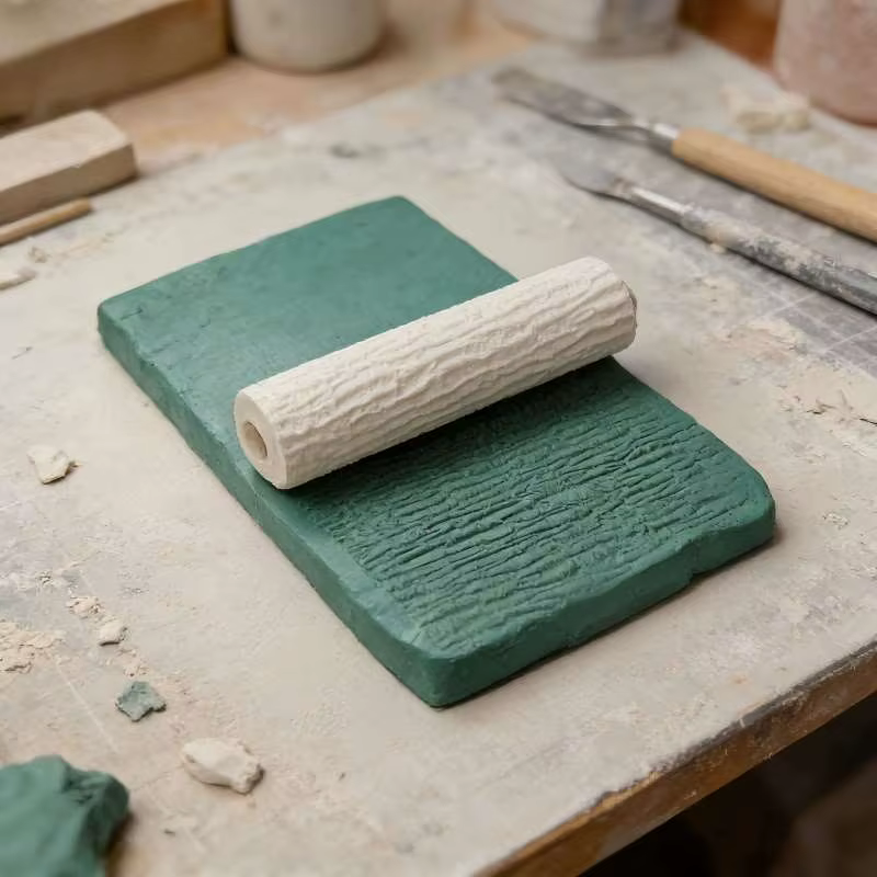 Rouleau de gaufrage à texture d'écorce