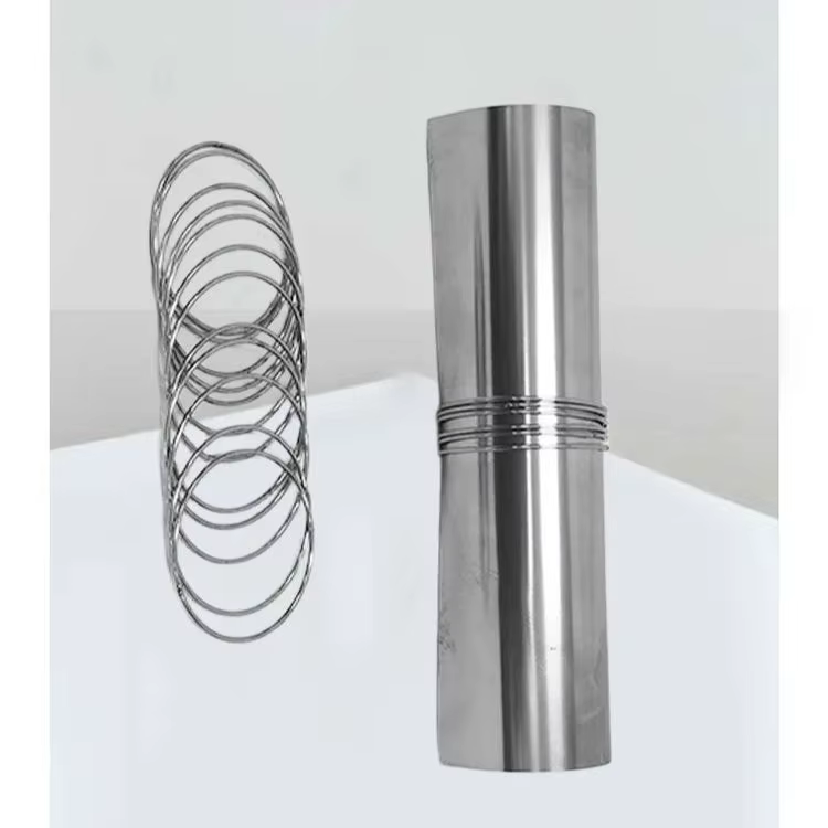 (1 pièces) rouleau de tuyau de cheminée de poêle de chauffage de Camping 2/2.5/3m 7cm cheminée à manivelle en acier