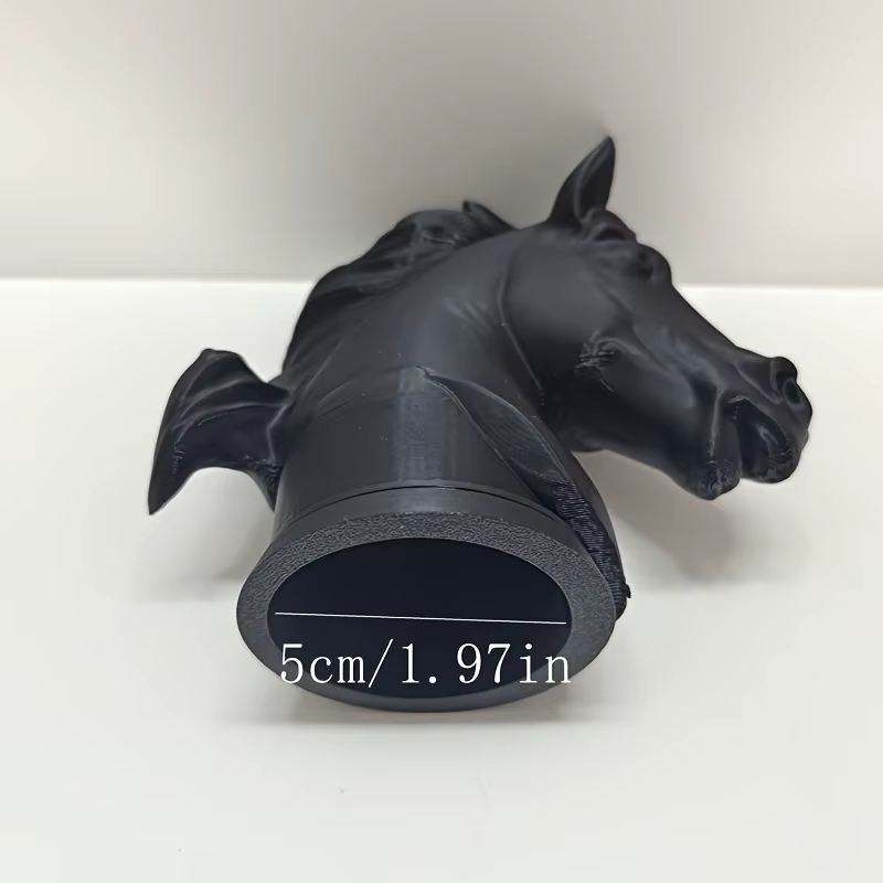 Cache-crochet de remorque décoratif imprimé en 3D – Pièce de modification arrière tendance et unique pour l'extérieur de la voiture, résistante aux rayures et à l'usure