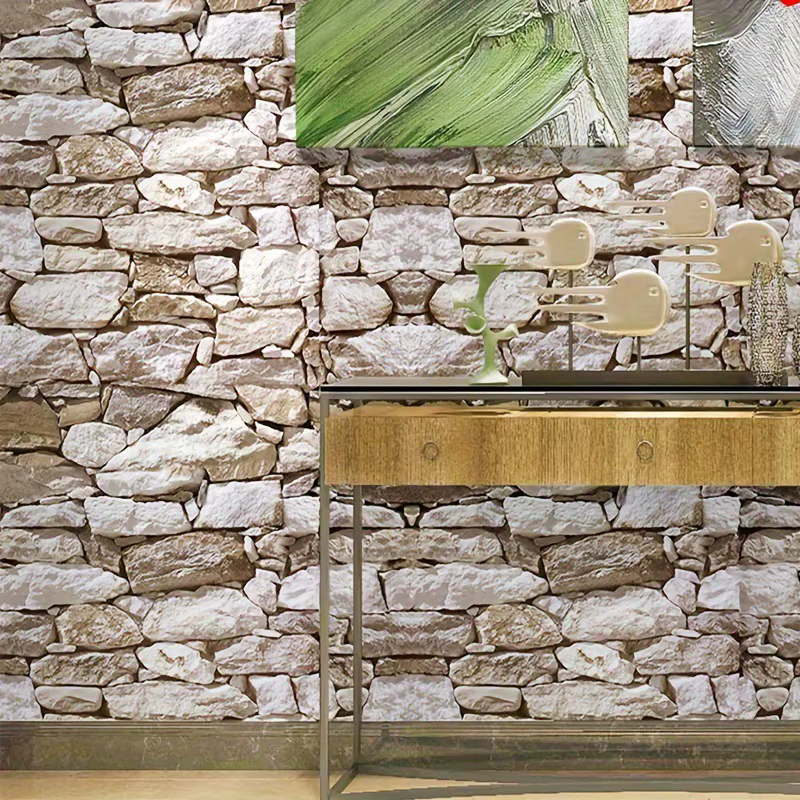 Papier peint autocollant effet pierre