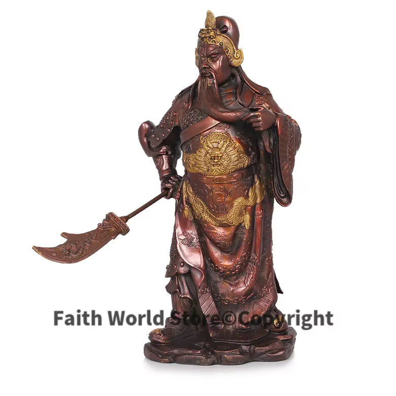 Statue de Talisman en bronze, grand # boutique à domicile, Protection efficace, attraction d'argent, dieu de la richesse, arts martiaux, guan gong, Guandi