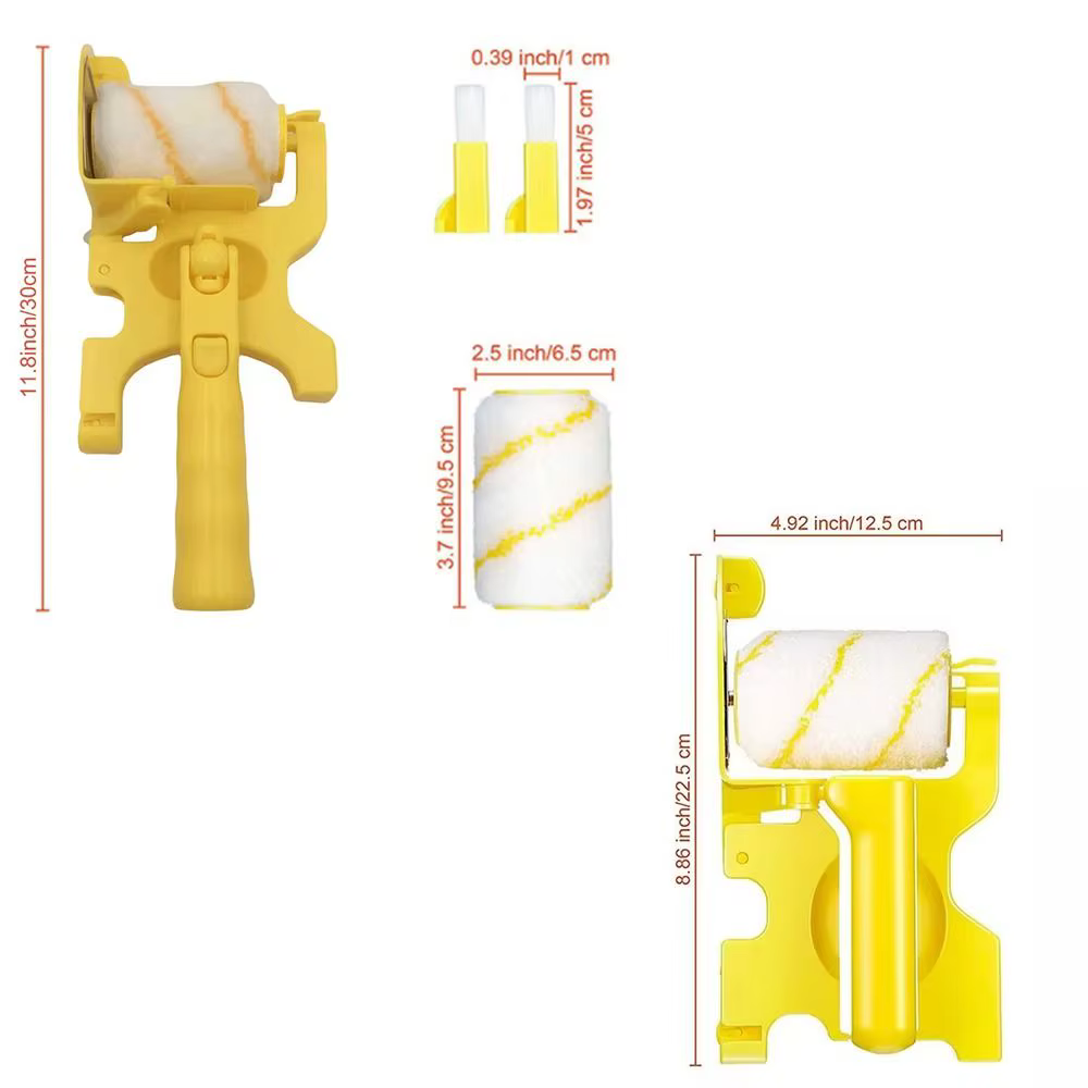 Rouleau de peinture professionnel multi-usage pour la définition des contours et la séparation des couleurs