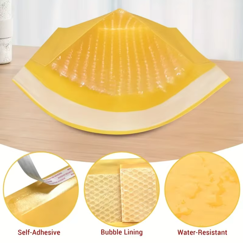 50/10x papier Kraft bulle Mailers enveloppes sacs