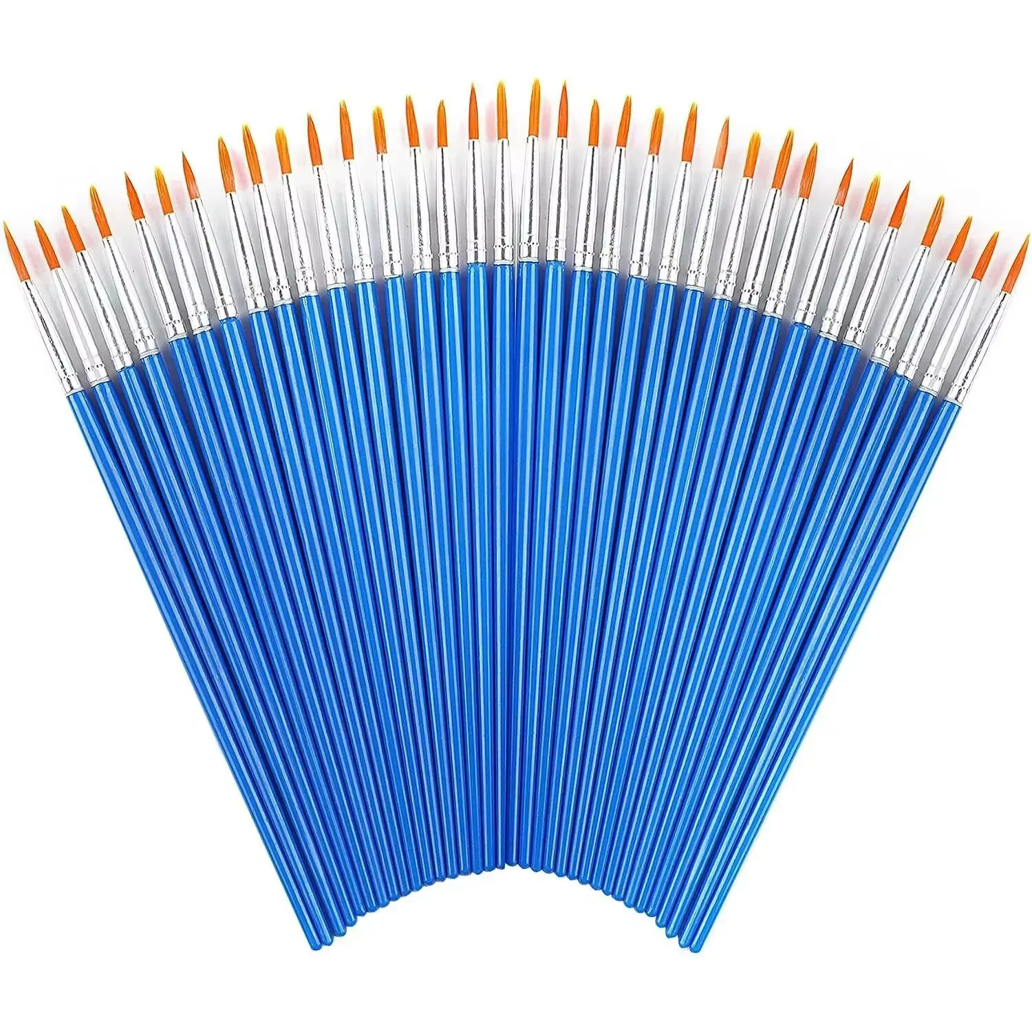 Ensemble de 50 pinceaux de peinture
