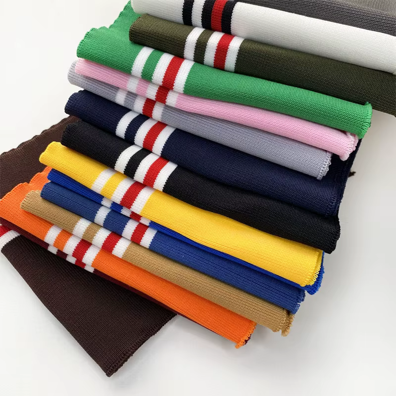 Tissus tricotés rayés extensibles fins pour tatouage, 14*86 cm, pour la confection de ceintures, manchettes, sangles de cou, bas de veste