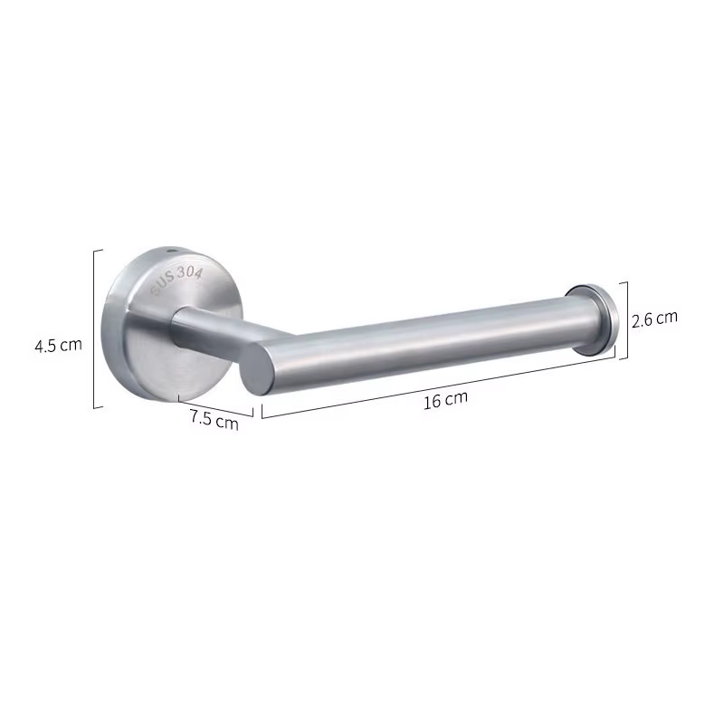 Noir rouleau de papier toilette serviette support mural de toilette organisateurs en acier inoxydable support salle de bain auto-adhésif sans poinçon support de tissu