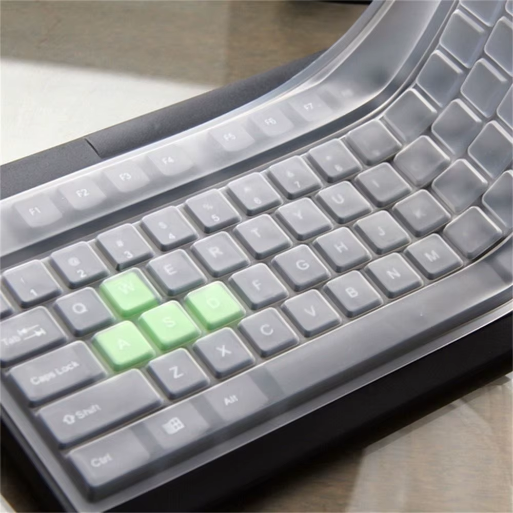 Pour PC ordinateur anti-poussière Silicone Transparent clair clavier peau protecteur clavier Film clavier couverture Film de protection