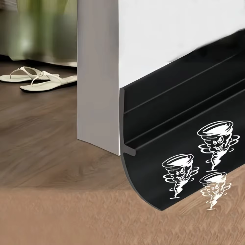 Bande d'étanchéité pour bas de porte en PVC