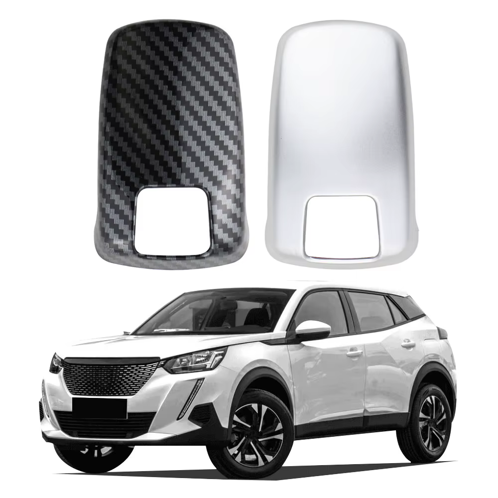 Protection de levier de vitesses pour Peugeot 2008 E2008 2020-2022 208 2020-2023 E208 2020-2023, accessoires autocollants pour voiture
