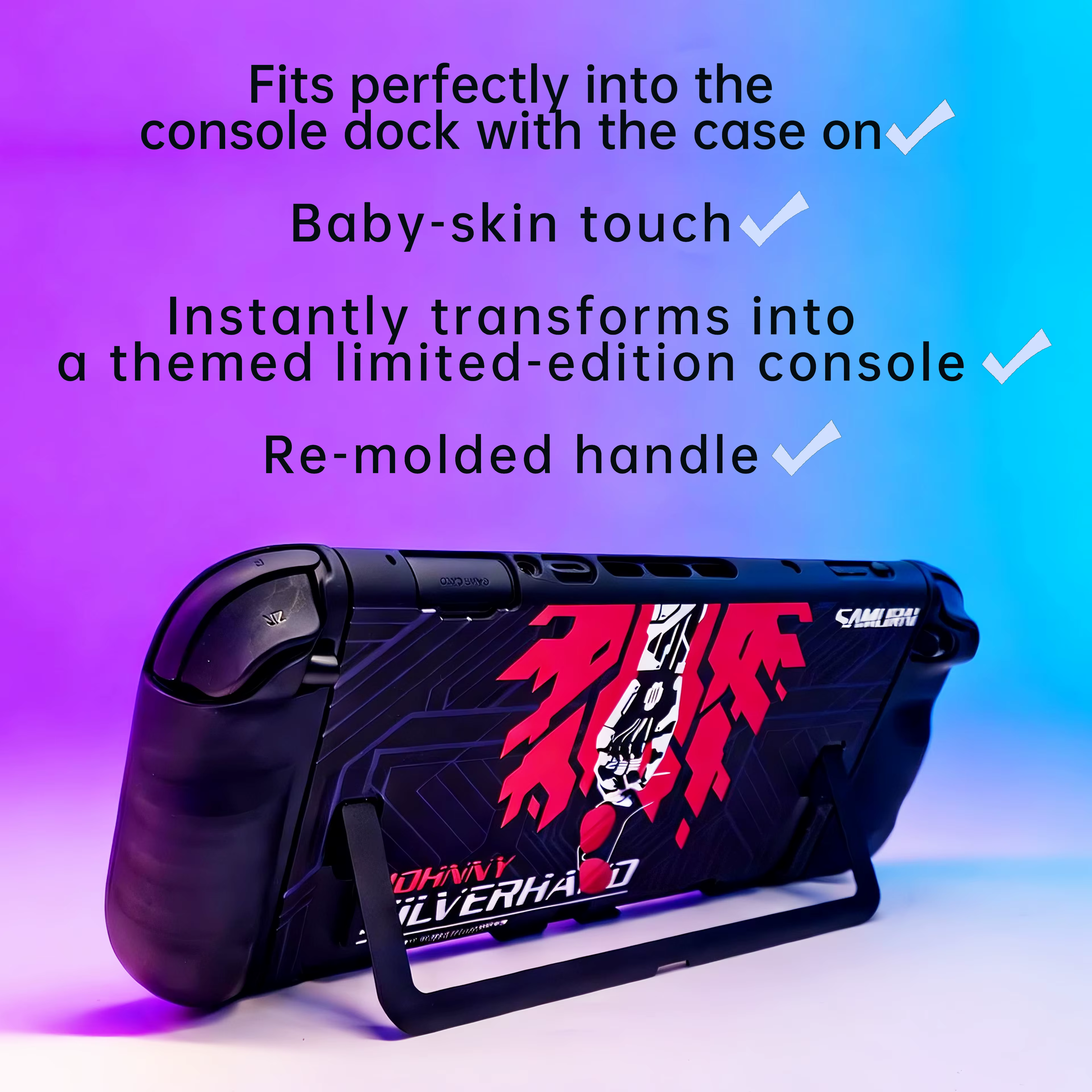 Étui de protection Cyberpunk pour Switch 2, design en deux parties - Accessoires de console NS2, housse de jeu