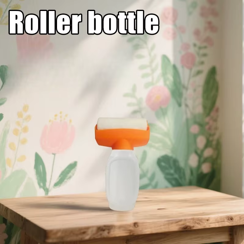 Rouleau applicateur de mastic réutilisable pour réparation murale avec récipient rechargeable