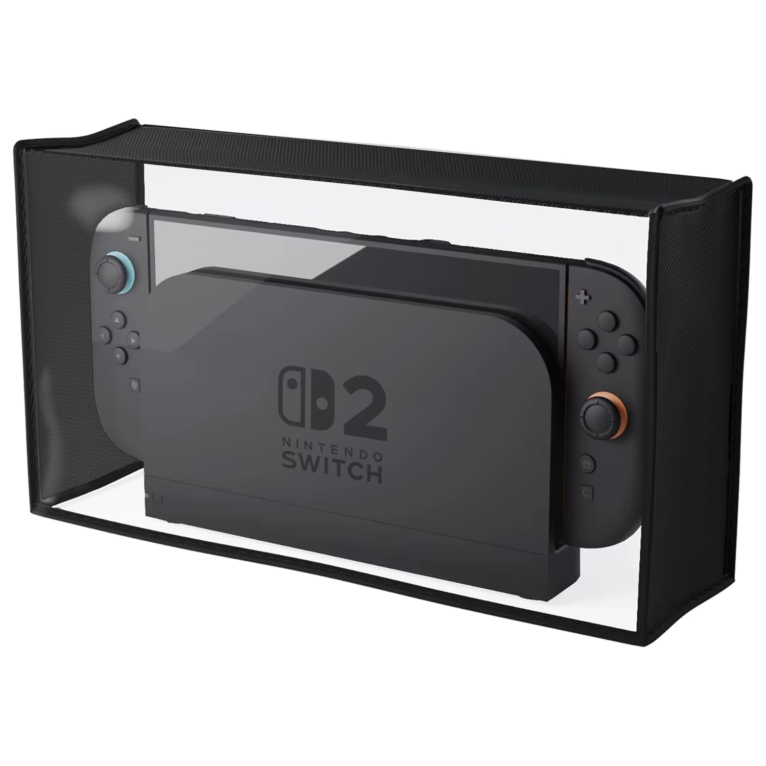 Housse anti-poussière pour Switch 2, housse de protection anti-rayures pour station d'accueil et console, bouclier complet du corps et empêche la poussière, les rayures et les déversements