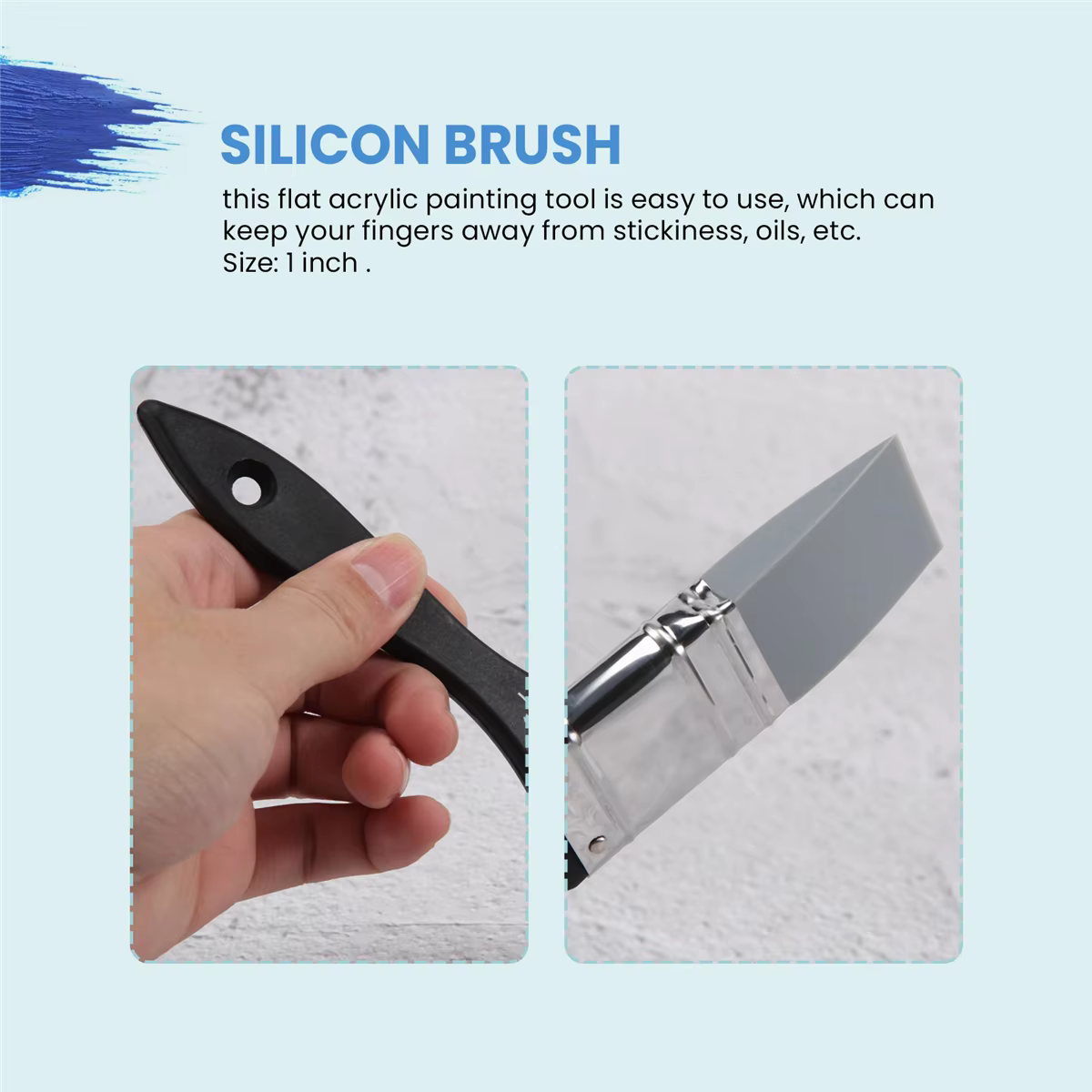 Pinceau façonnant couleur en Silicone de qualité