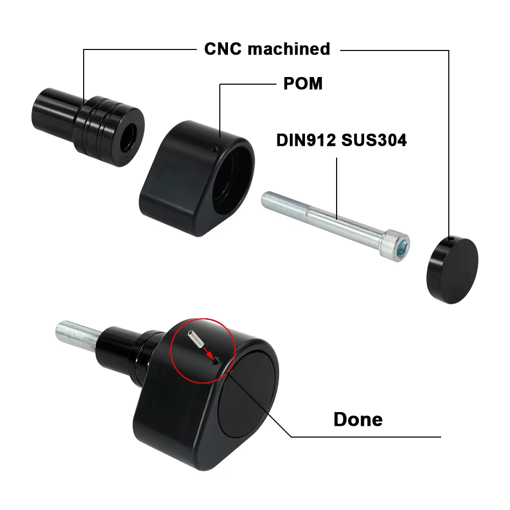 Protection contre les chutes CNC pour moto Aprilia Shiver, cadre de carénage coulissant, Protection Anti-collision, 750 2008 – 2016