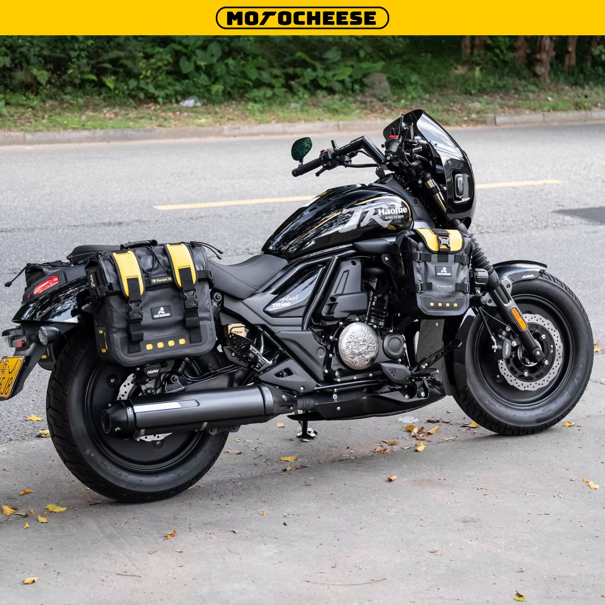 Sac à dos multifonctionnel en PVC anti-fuite de pluie, sac de protection pour barre de moto, résistant à l'usure, imperméable, sac de protection pour pare-chocs