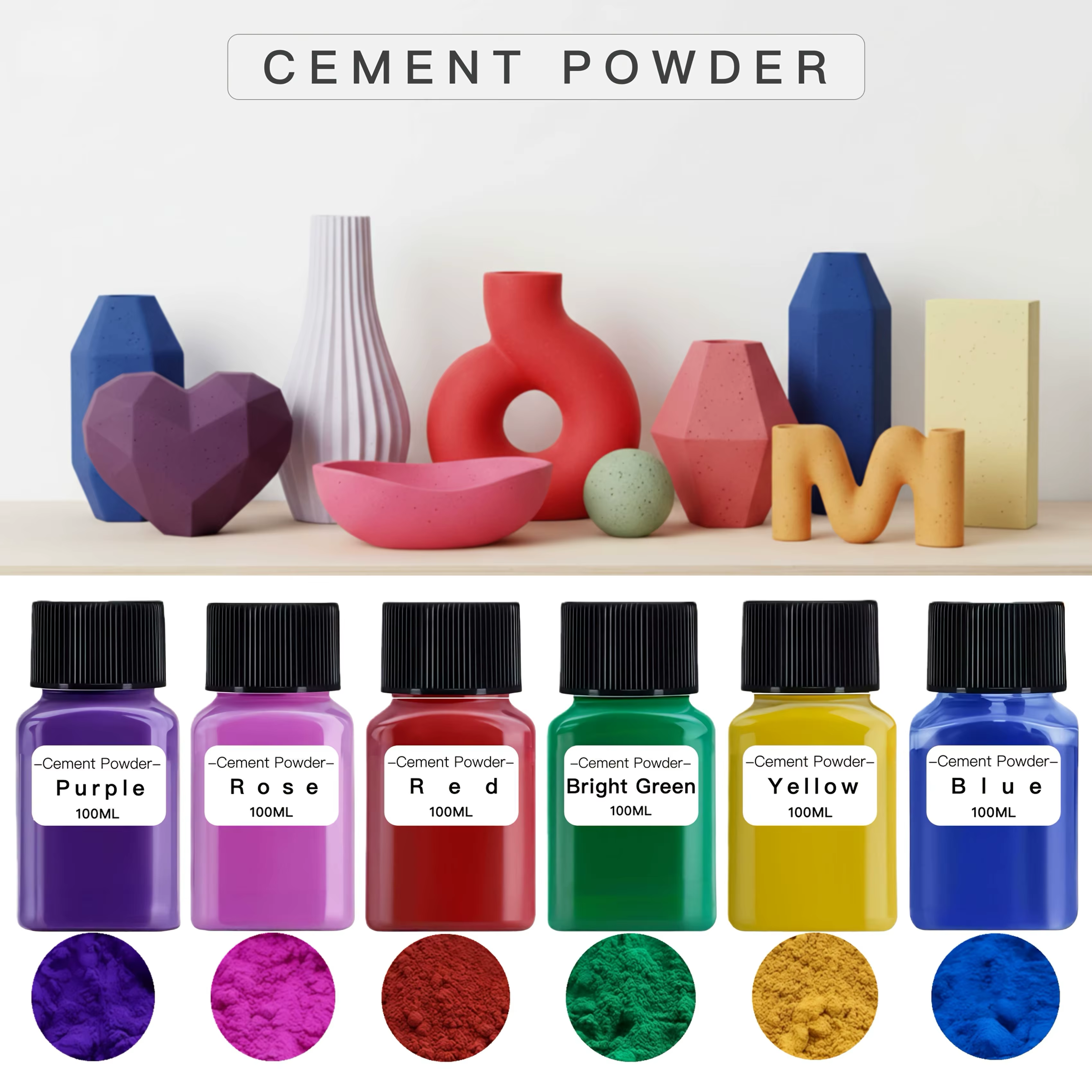 Pigments de gypse 100 ml/3