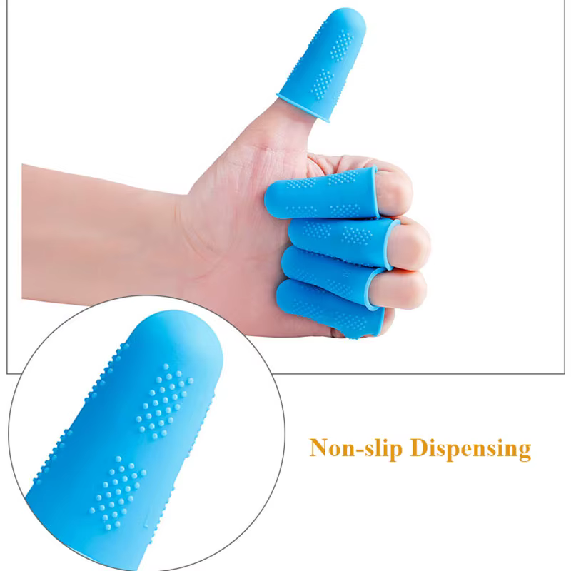 Protecteur de doigts en Silicone, Anti-coupure, antidérapant, fait à la main, résistant à la chaleur, outils de cuisine