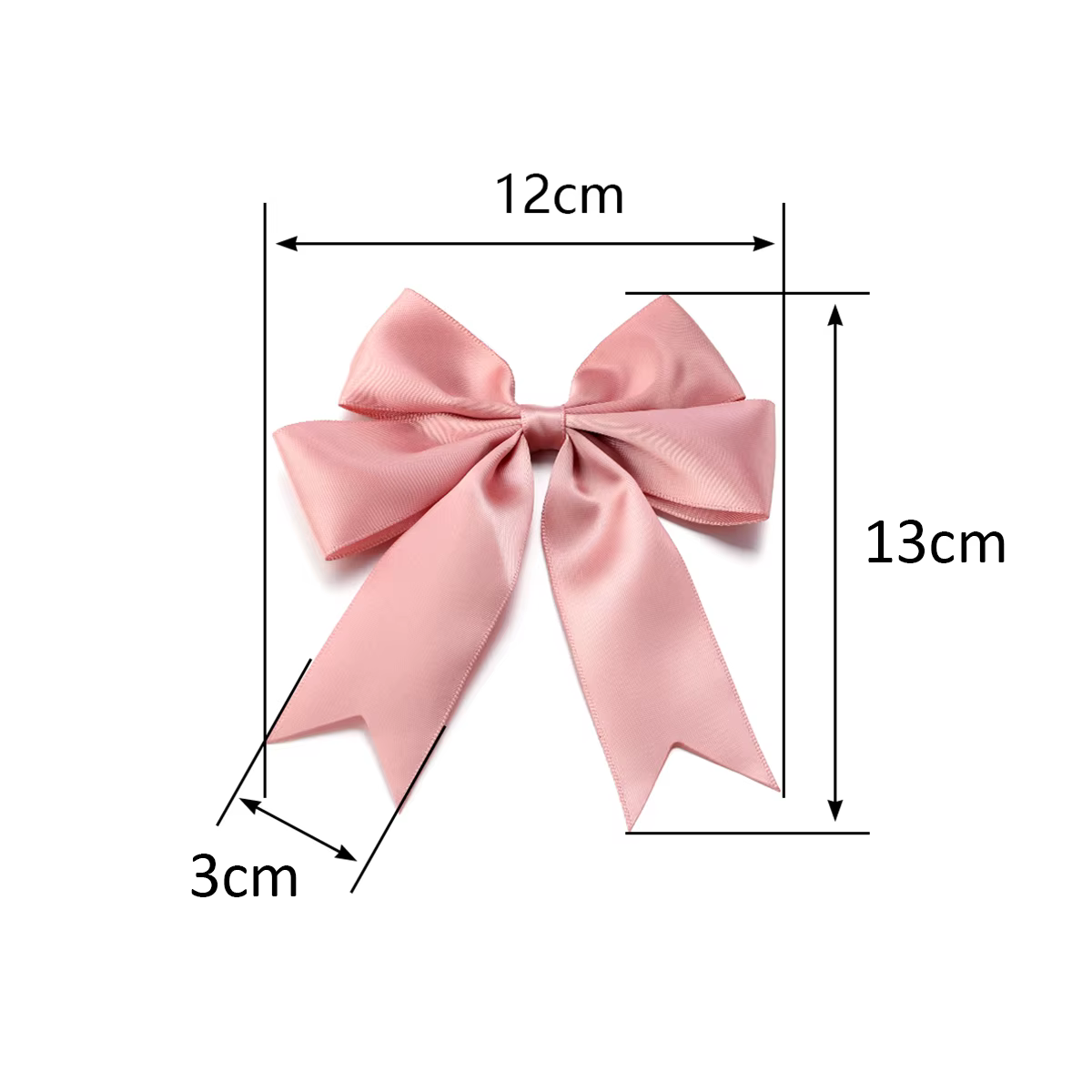 (4 pièces/paquet) 12*13cm nœuds de ruban coloré grande taille