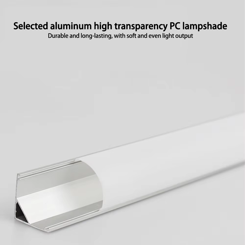 Profilé LED en aluminium en forme de V pour coins