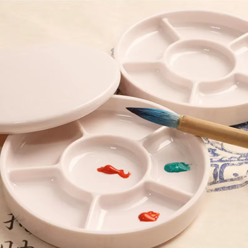 Palette de peinture en céramique