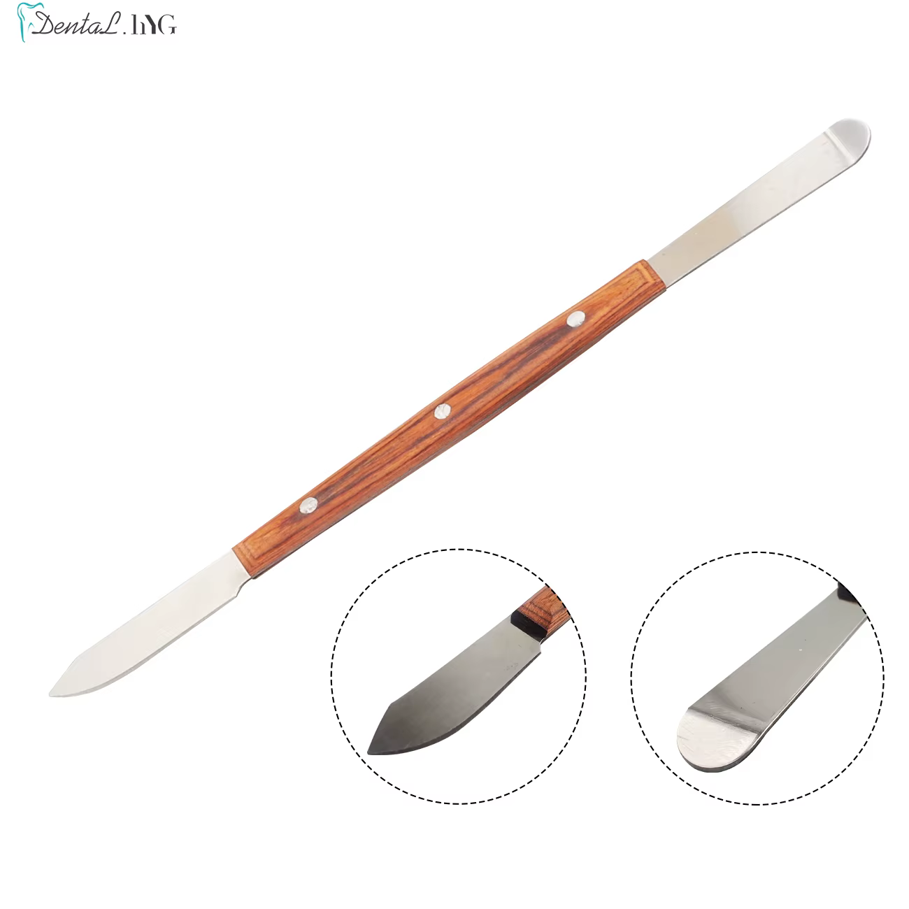 Spatule dentaire couteau à plâtre pratique en acier inoxydable polyvalent dents cire sculpture ensemble d'outils