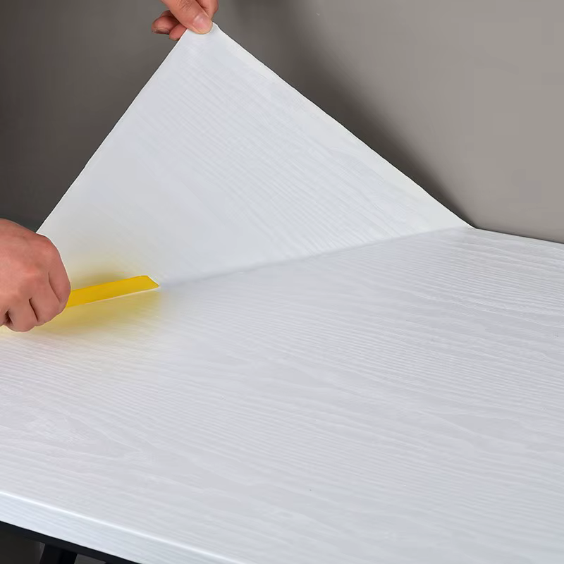 Papier peint auto-adhésif blanc pur