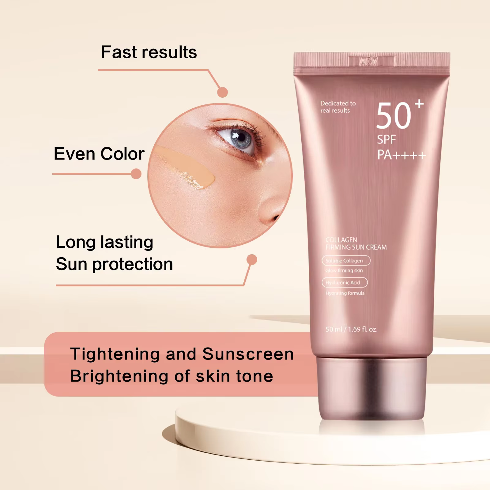 Crème solaire SPF50 PA+++ imperméable