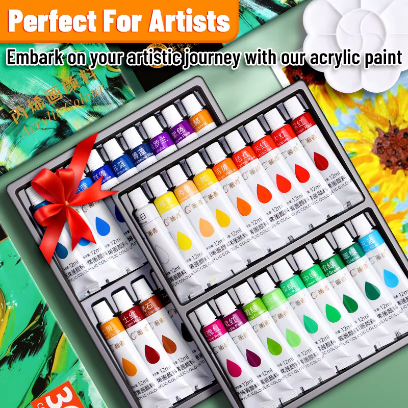 Kit de peinture acrylique vibrant