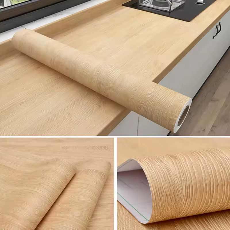 Papier peint auto-adhésif imperméable en vinyle