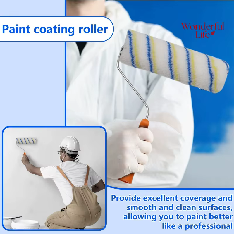 Rouleau à peinture à long manche pour la décoration intérieure