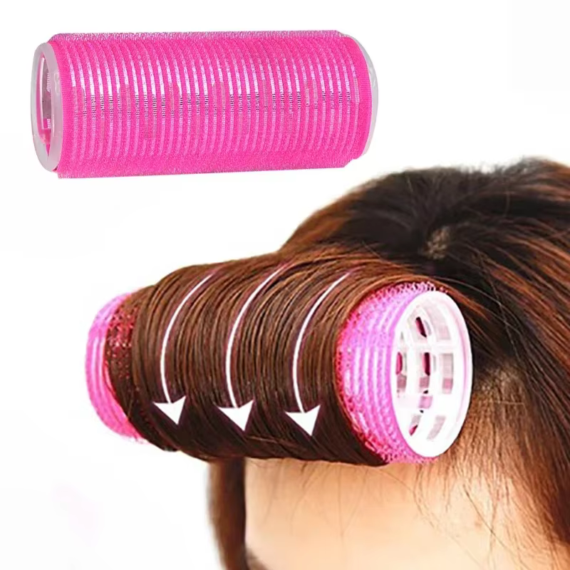 2.5/3/4/5cm bigoudis auto-adhésifs usage domestique bricolage magique coiffure rouleau bigoudi femmes filles cheveux beauté outils de coiffure